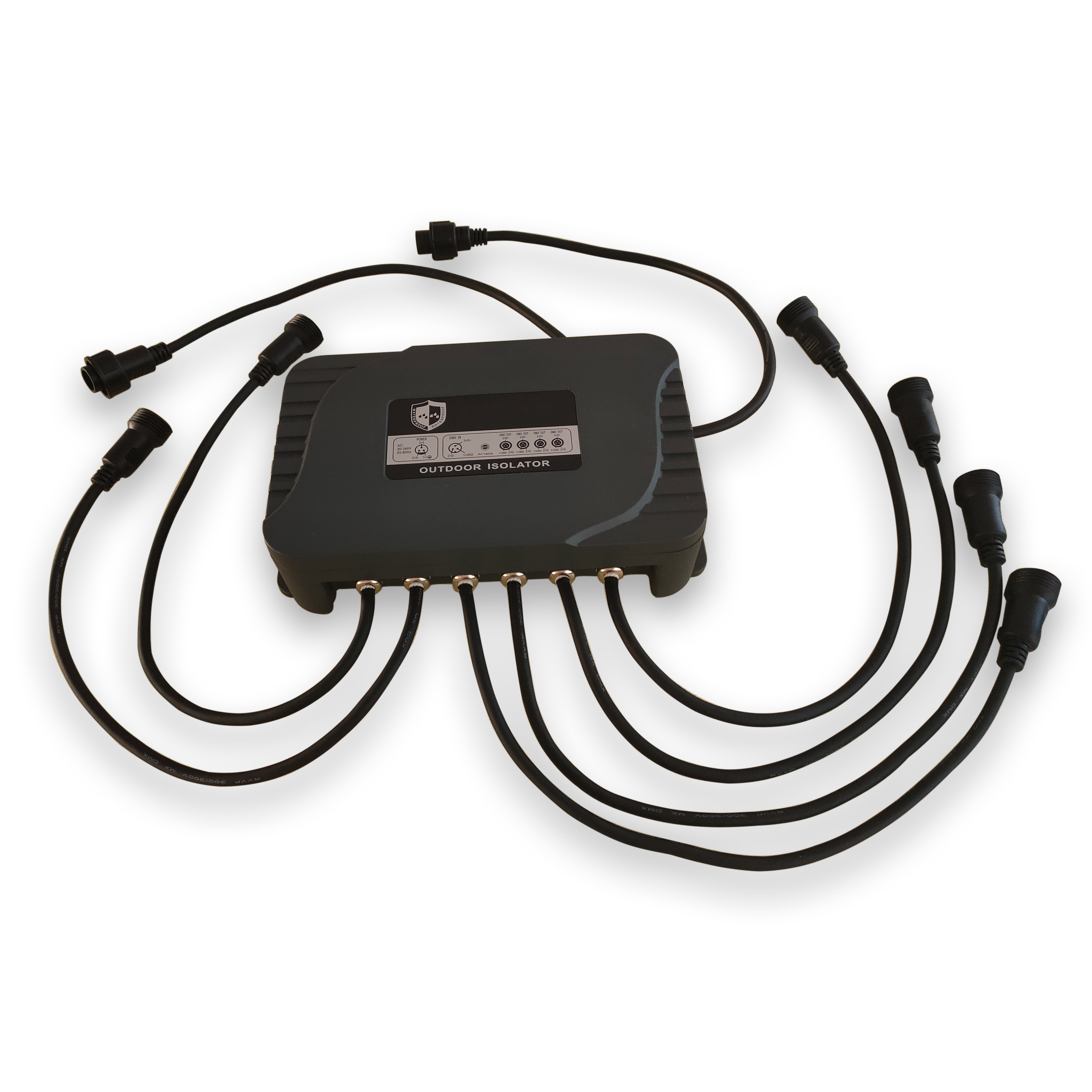 CA8602A(Waterproof 6-Channel Signal Amplifier,1 DMX inputs,6 DMX outputs)