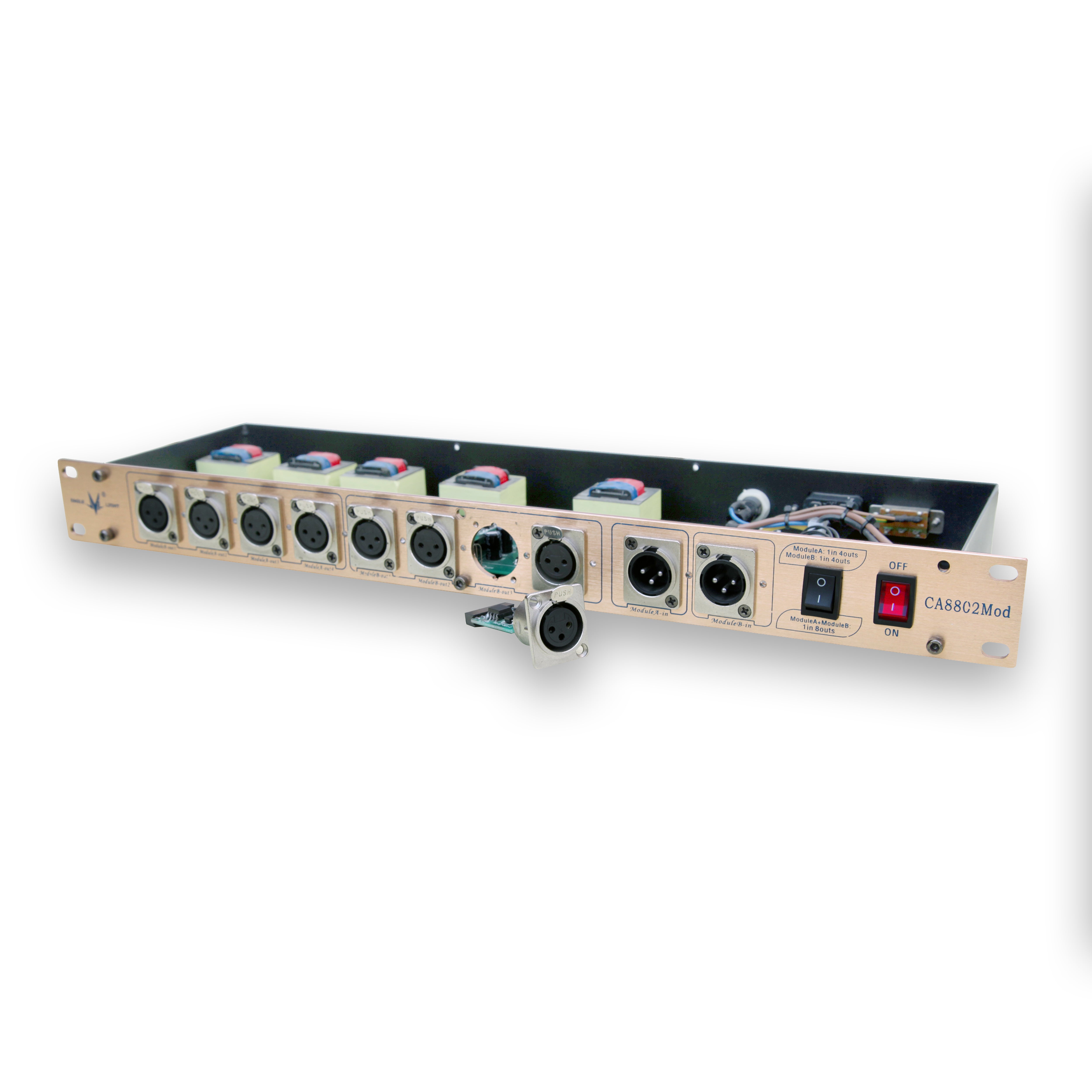 CA8802Mod(DMX Splitter 8CH,Two Work Modes)
