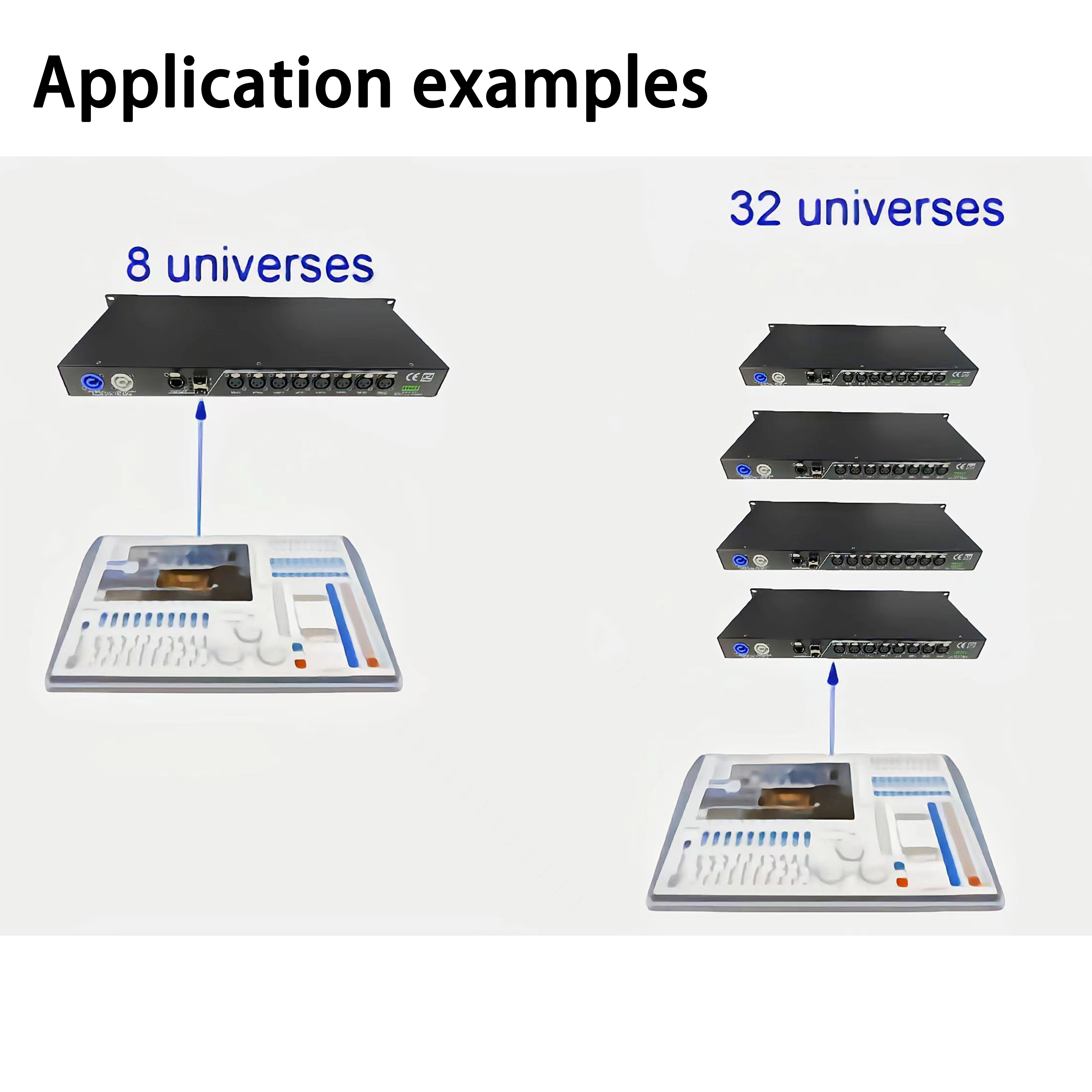 CR061L-BD(ARTNET to DMX512/RDM 8 Port Expander)