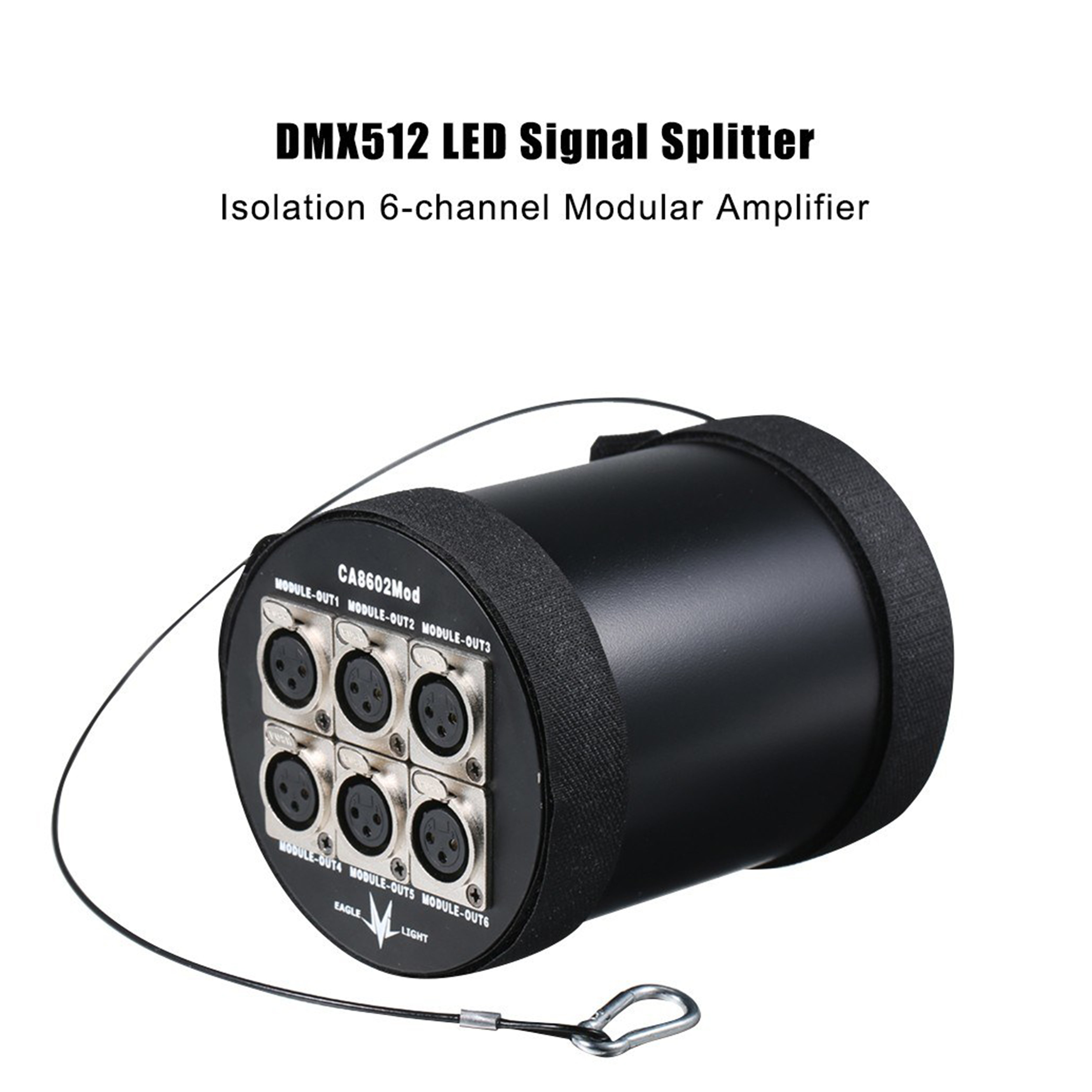 CA8602Mod(DMX Modular Splitter 6 in Bundled,1 in 6 out)