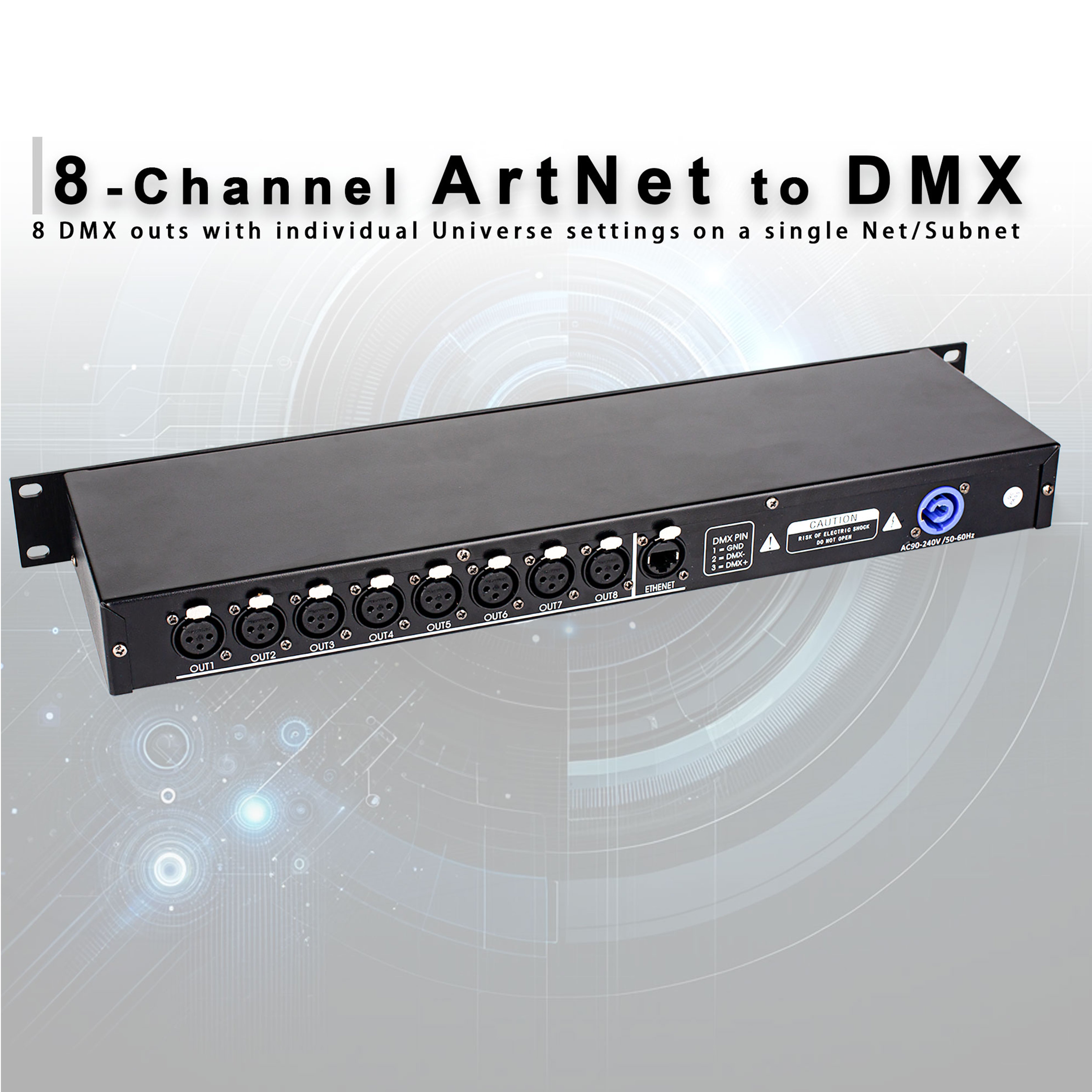 CR061S（DMX Artnet Node 8CH）