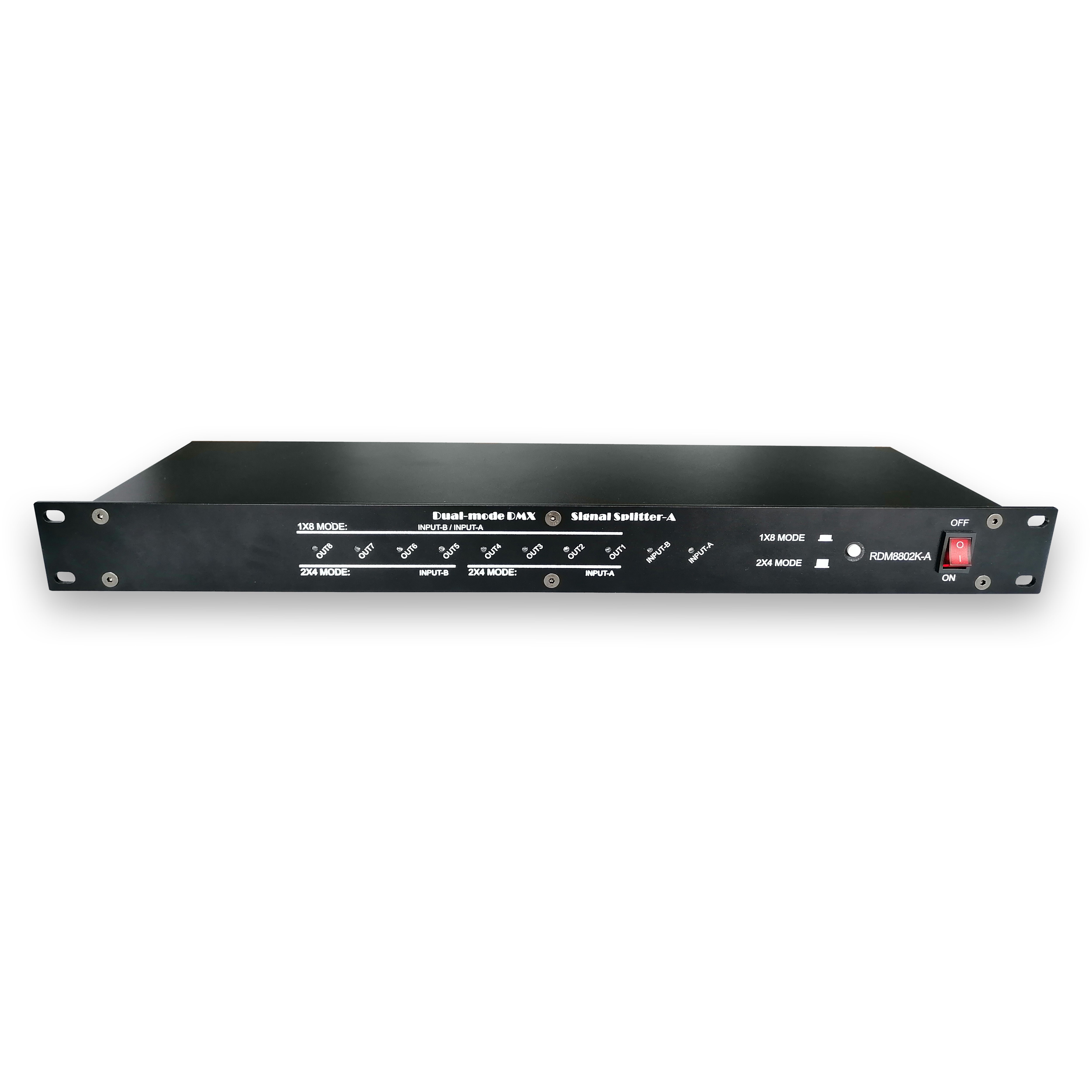 RDM8802K-A（Double Signal Splitter 8CH，Supports DMX512-RDM）