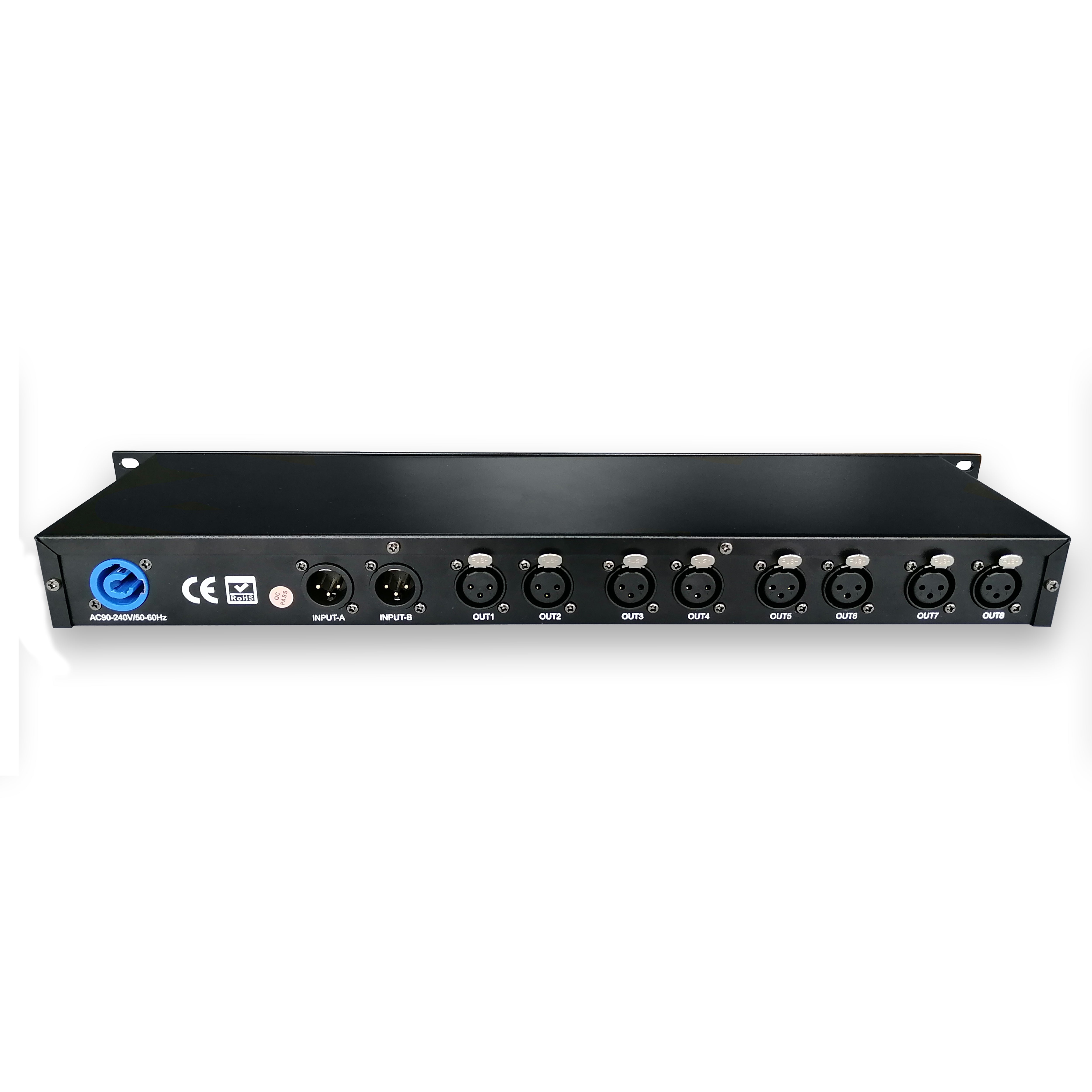 CA8802K-B（Supports RDM/DMX protocol，8-channel signal distribution output）