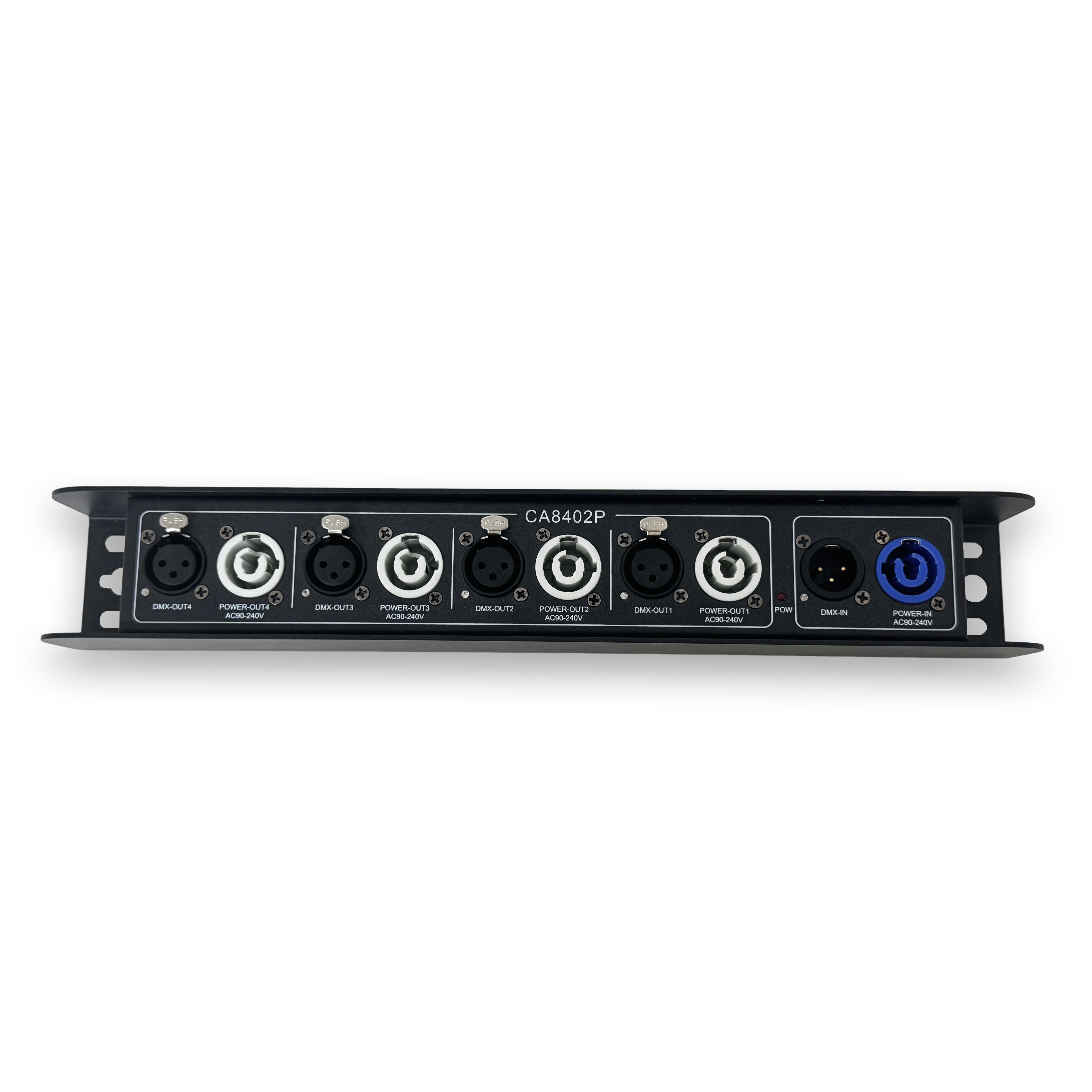 CA8402P（1 in 4 out signal amplifier with 4 power output ports，DMX512 protocol、RS-485）