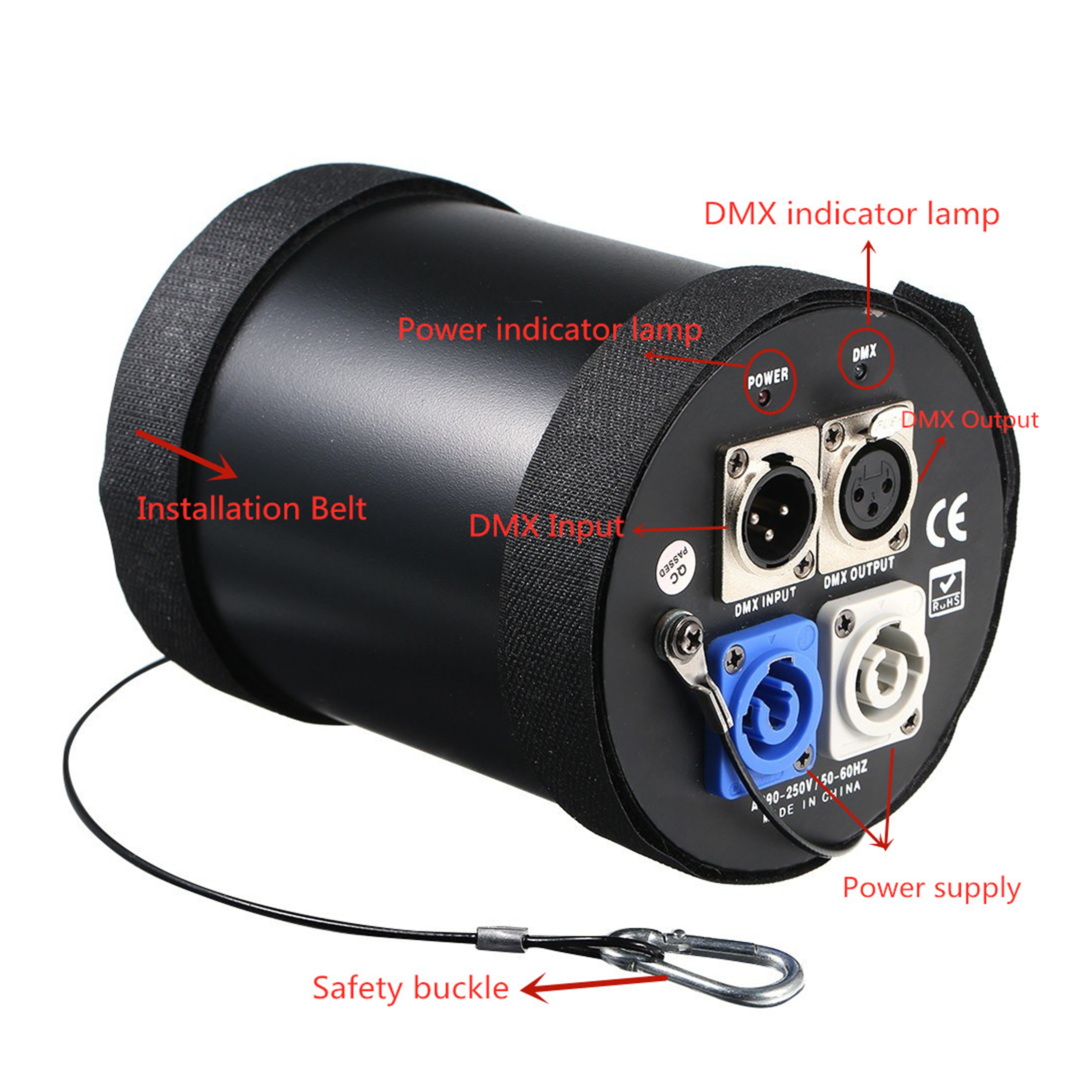 CA8602Mod（DMX Modular Splitter 6 in Bundled，1 in 6 out）