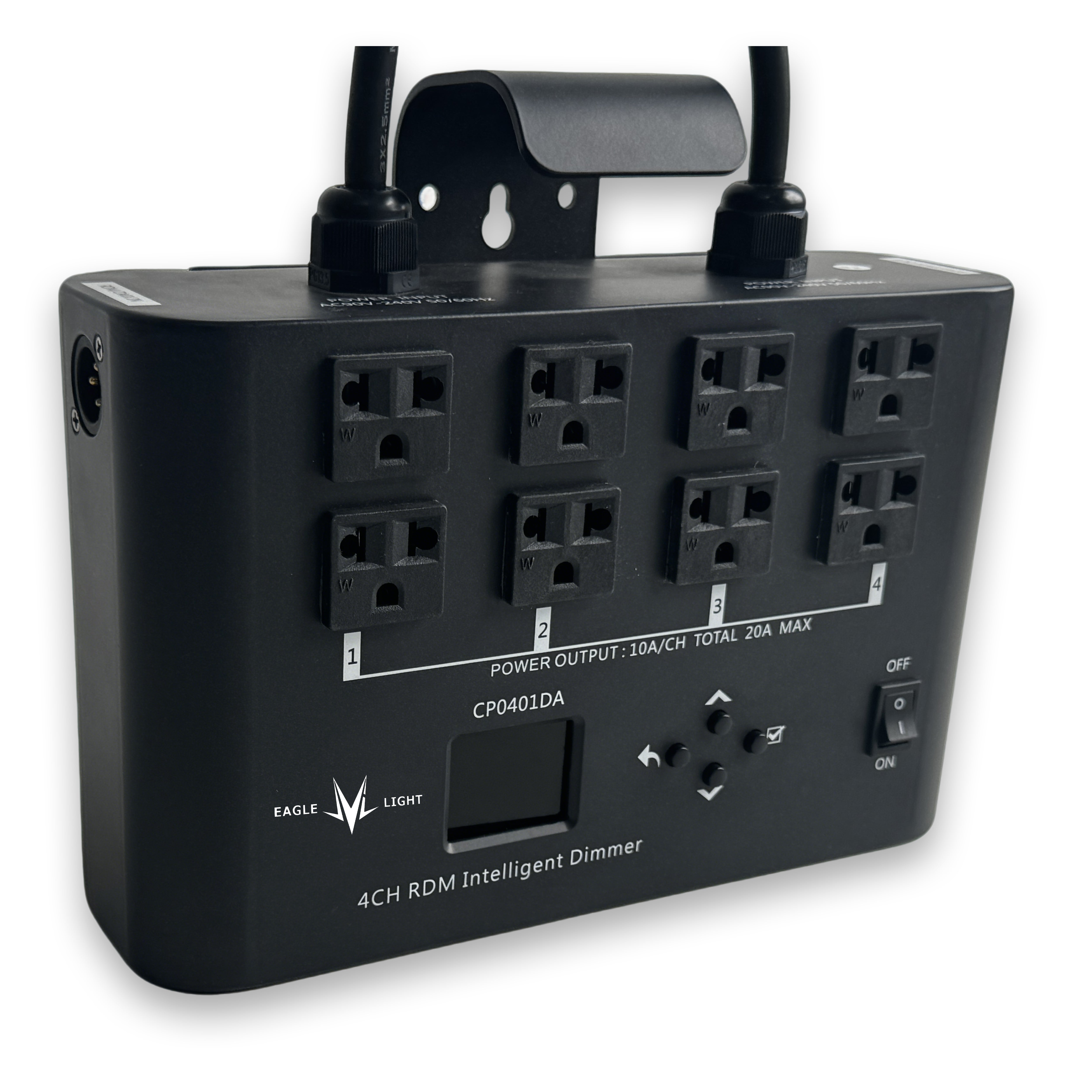 CP0401DA（4CH RDM Intelligent Dimmer）（Universal socket/European socket/American socket）