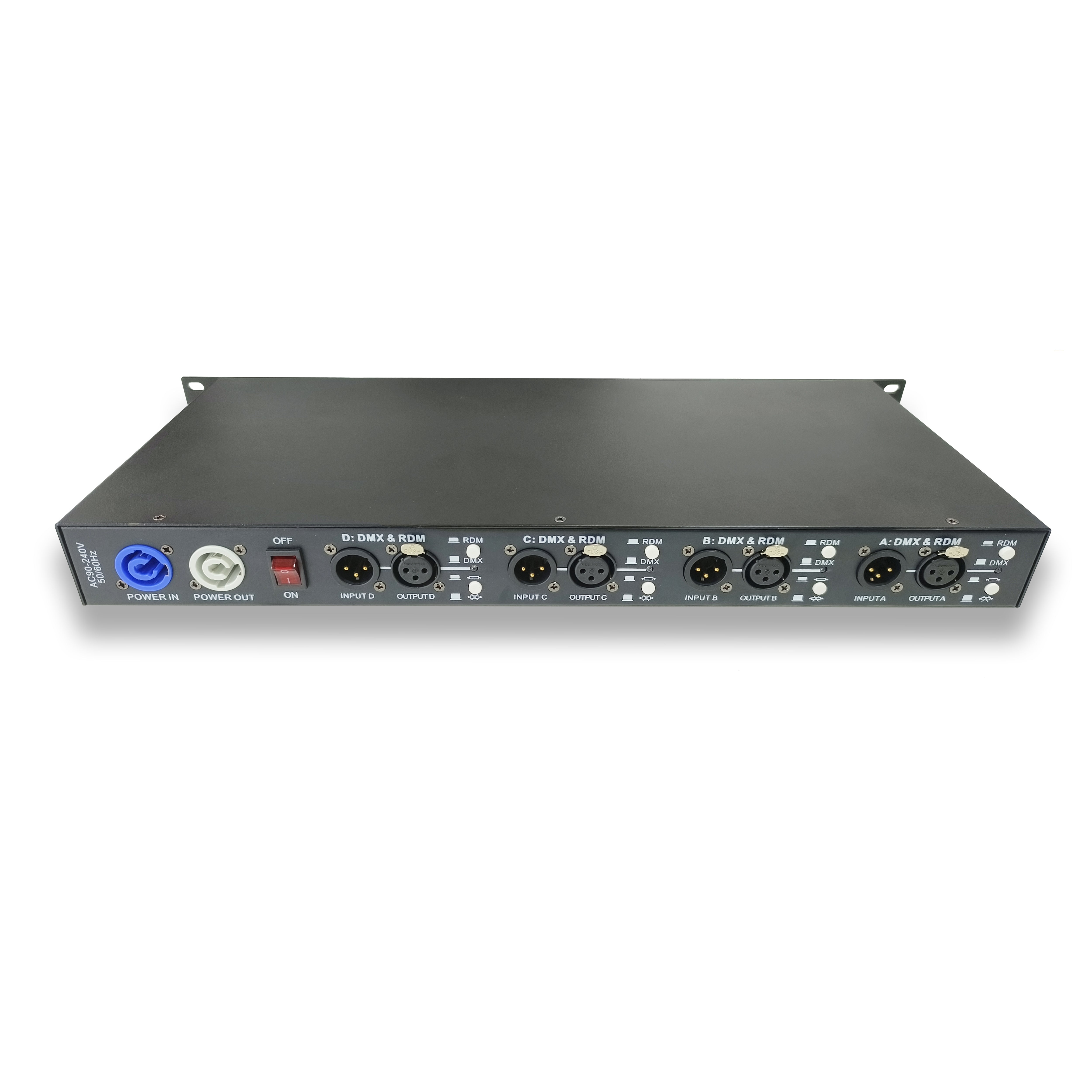 RDM1602（Double Signal Splitter 16CH，Support RDM/DMX signal protocol communication）
